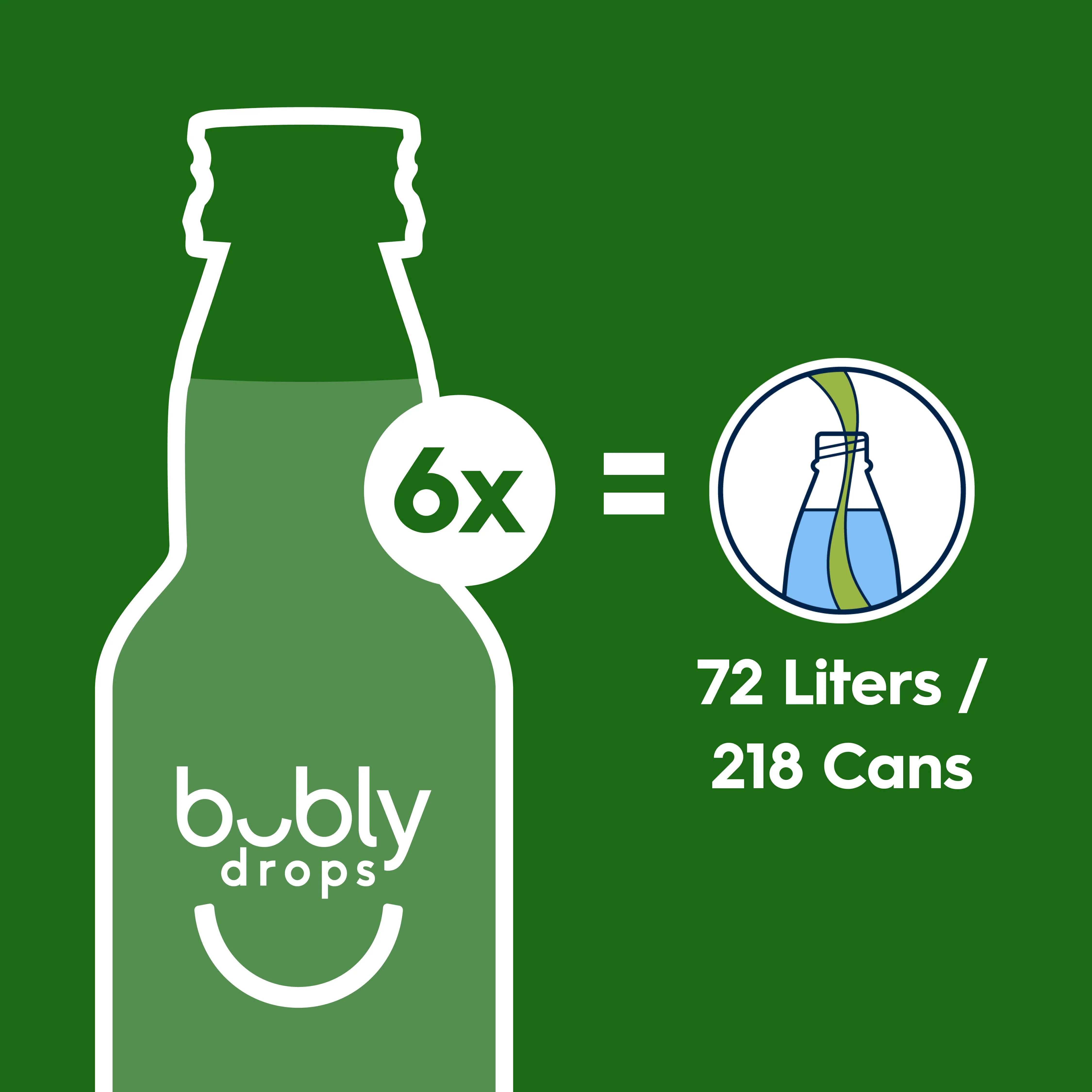 Sodastream bubly drops® Tropical Original Variety Natural Flavor Essence 6 Pack 40ml - Image 3