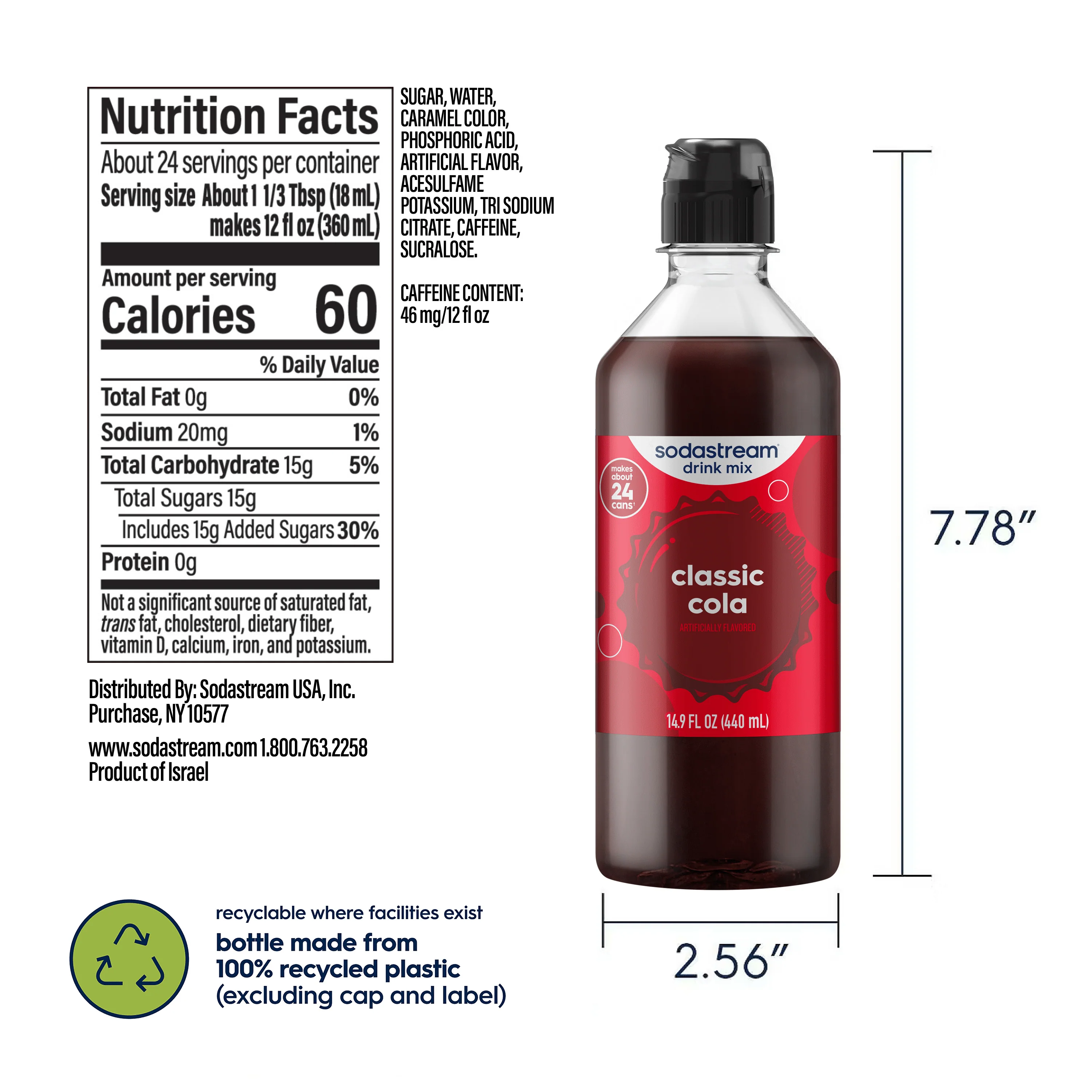 Sodastream Classics® Cola Drink Mix 4 Pack 440ml - Image 6