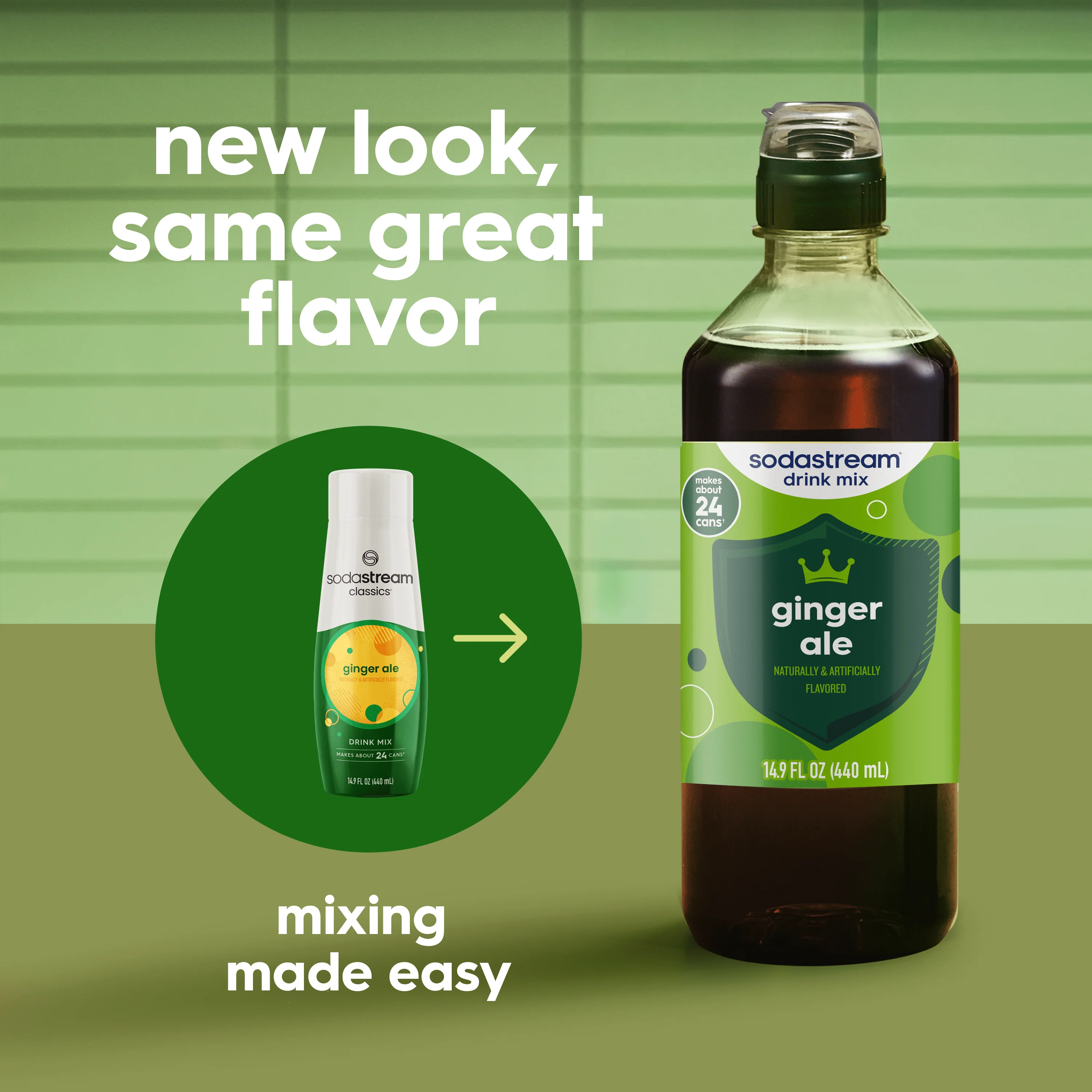 Sodastream Classics® Ginger Ale Drink Mix 440ml - Image 4