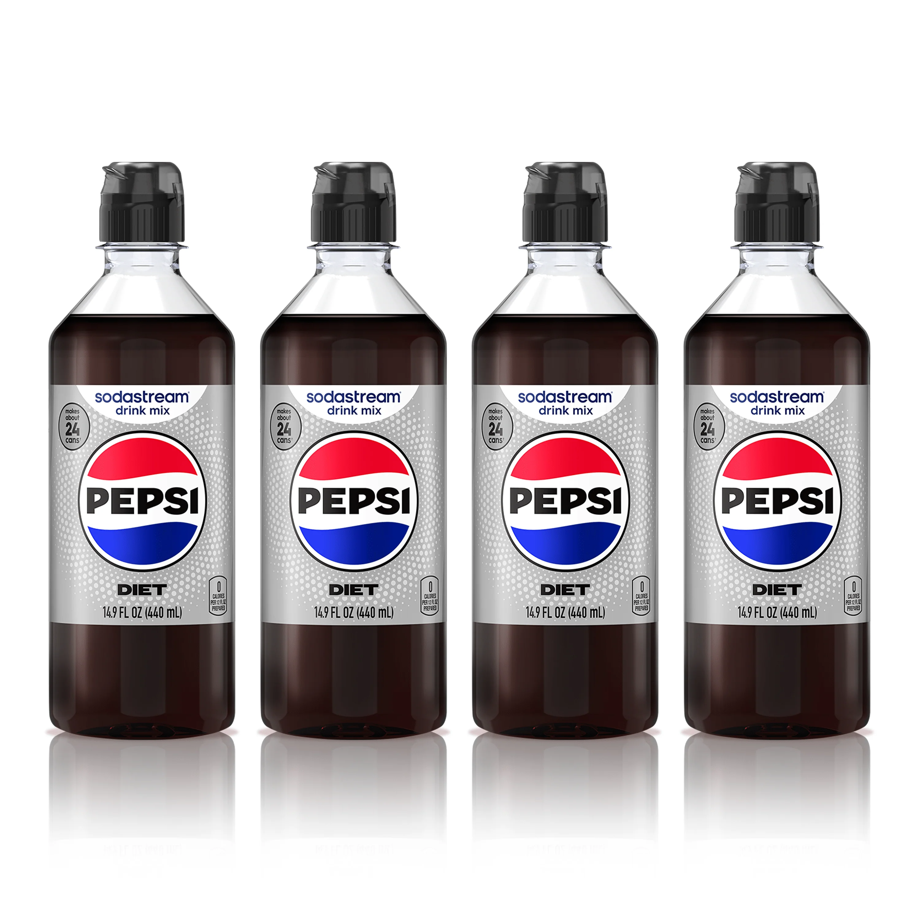 Sodastream Diet Pepsi Drink Mix 4 Pack 440ml