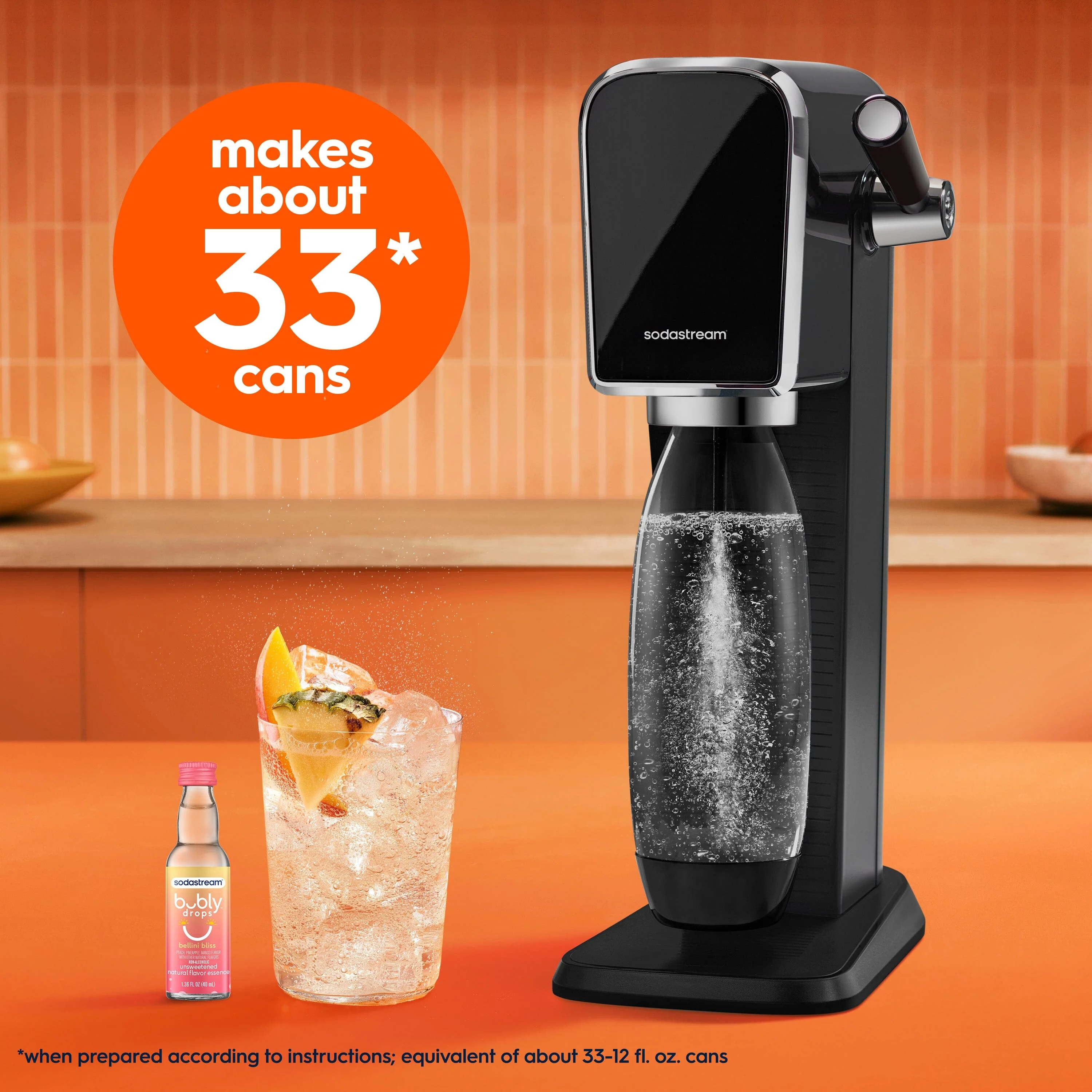 Sodastream bubly drops® Bellini Bliss Natural Flavor Essence 40ml - Image 2