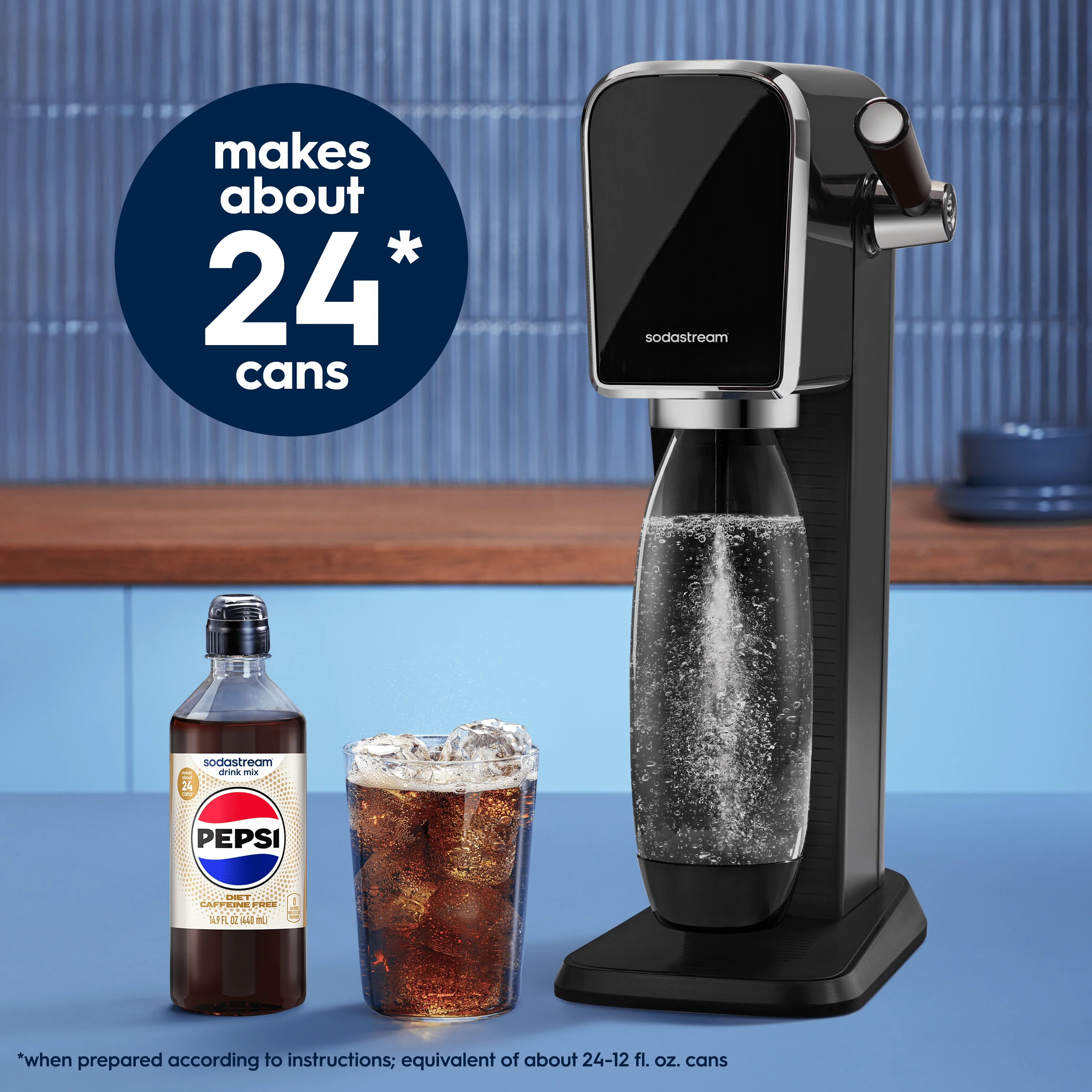 Sodastream Diet PepsiĀ® Caffeine Free Drink Mix 440ml - Image 2