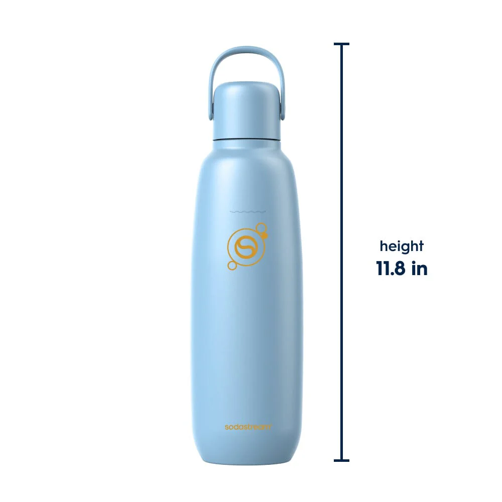 Sodastream Fizz & Go™ Insulated Stainless Steel Carbonating Bottle Arctic 30.4 oz - Image 9