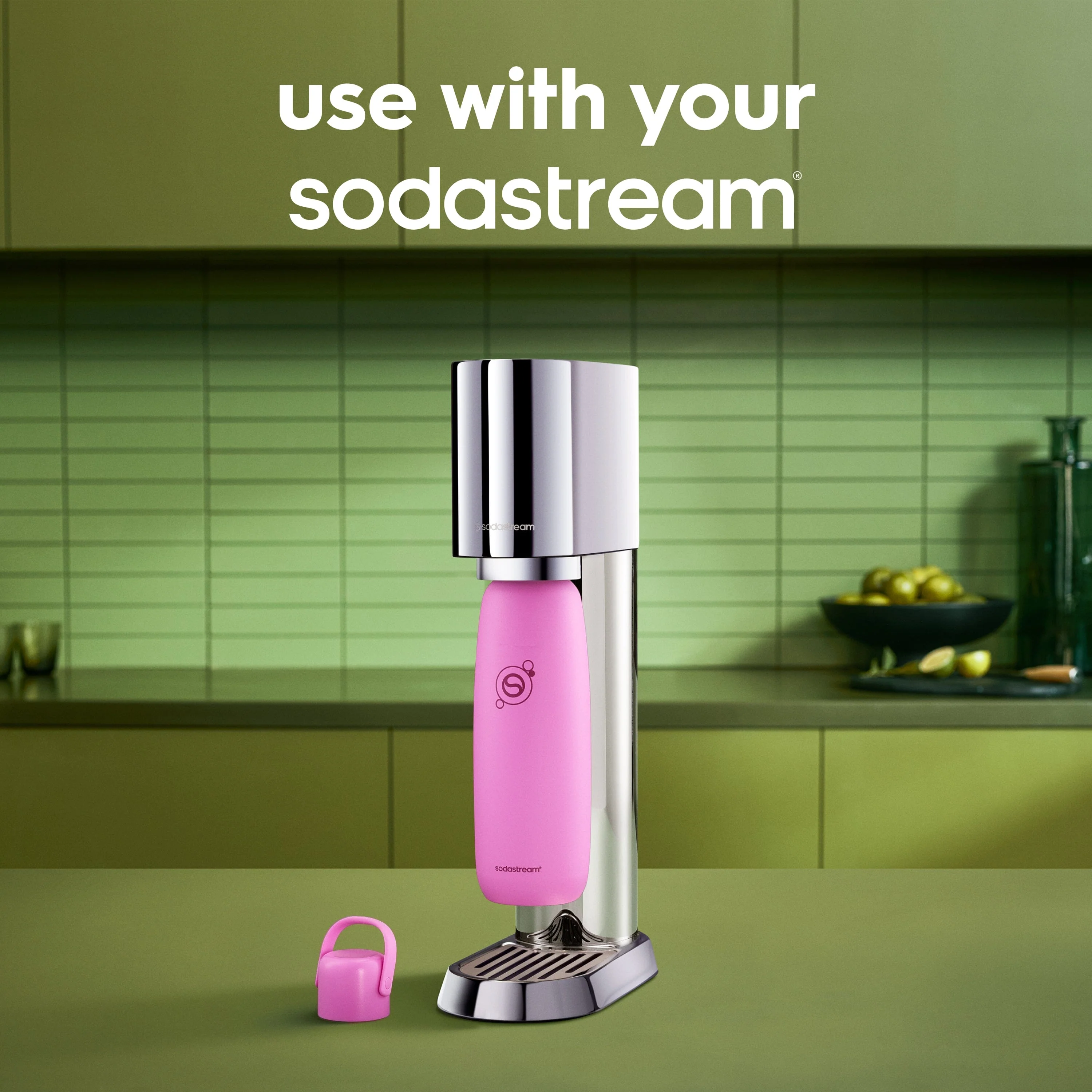 Sodastream Fizz & Go™ Insulated Stainless Steel Carbonating Bottle Guava 30.4 oz - Image 7